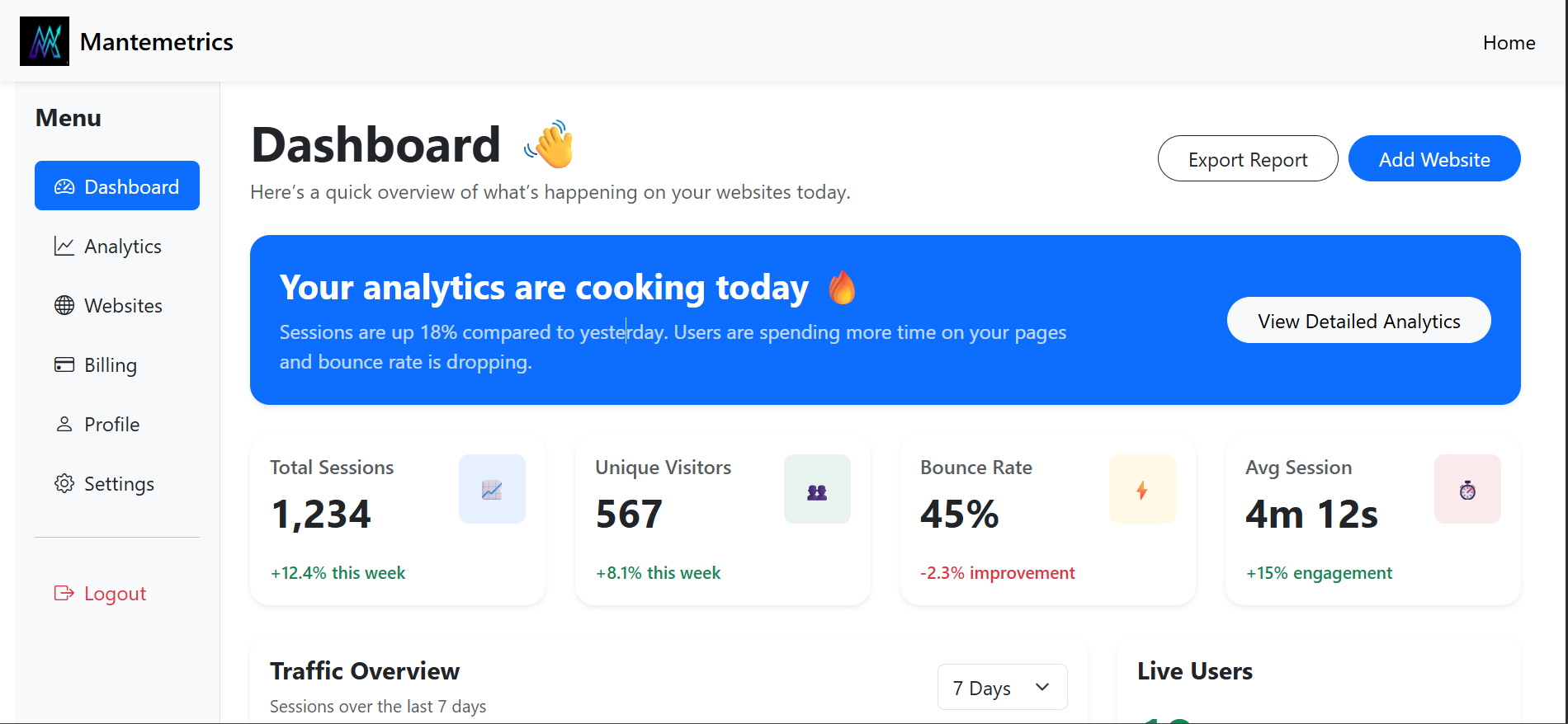 Analytics Dashboard